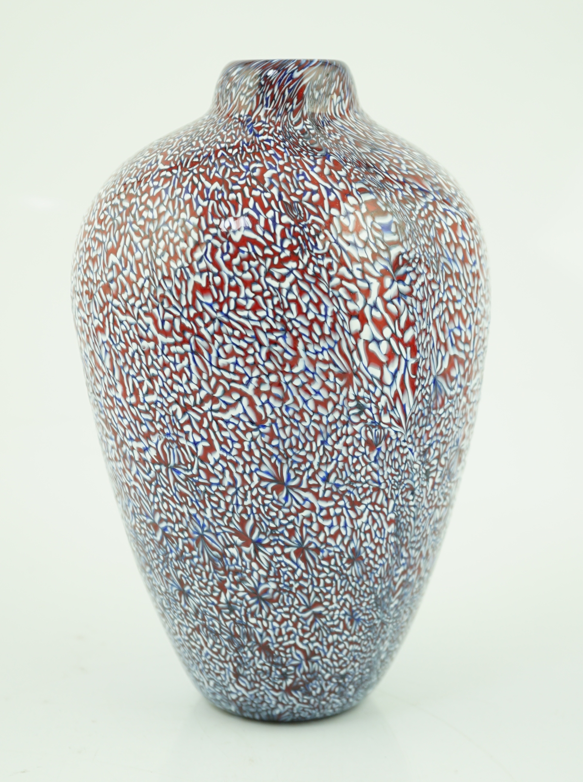 Vittorio Ferro (1932-2012), a Murano glass Murrine vase
